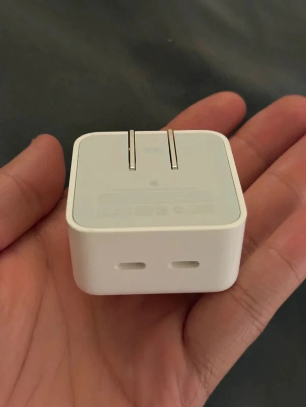 Genuine Apple 35W Dual USB-C Port Compact Power Adapter